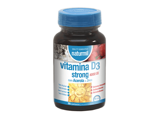 VITAMINA D3 STRONG 4000 UI 90 comprimidos