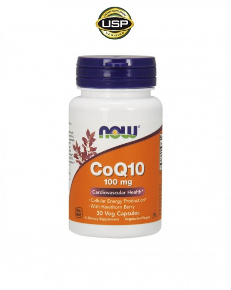 Co-Enzima Q10 100mg - 30 cáps (COM BAGAS DE ESPINHEIROS ALVAR)