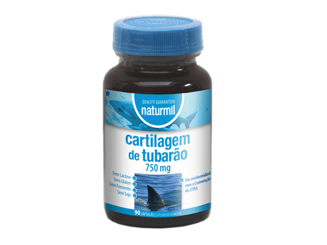 Cartilagem de Tubarão 750mg 90 cáps