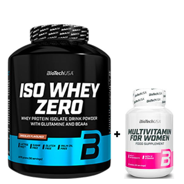 Pack - Iso Whey Zero 1816g + Multivitamin for Women 60 cáps