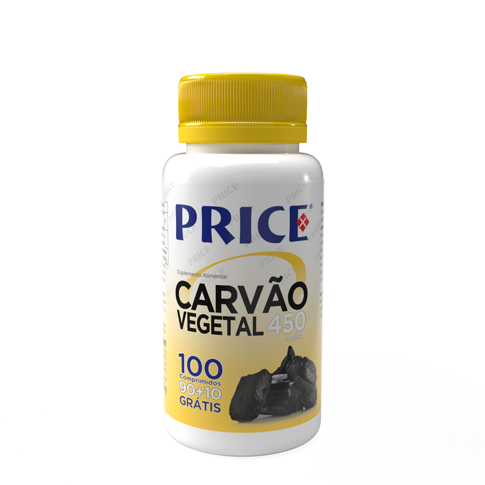 Carvão Vegetal 450MG – 90+10 COMPRIMIDOS