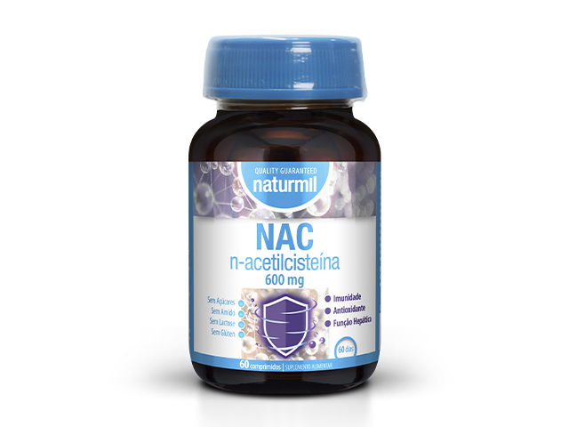 NAC N-ACETILCISTEINA 600MG 60 COMPRIMIDOS