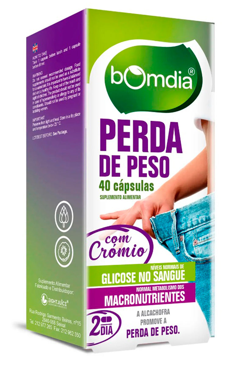 BomDia Perda de Peso 40 cápsulas