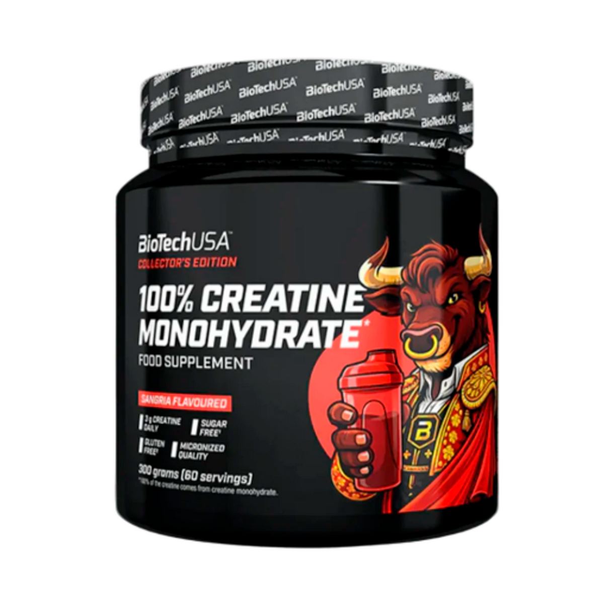 100% Creatina Monohidratada 300g - Sabor Sangría