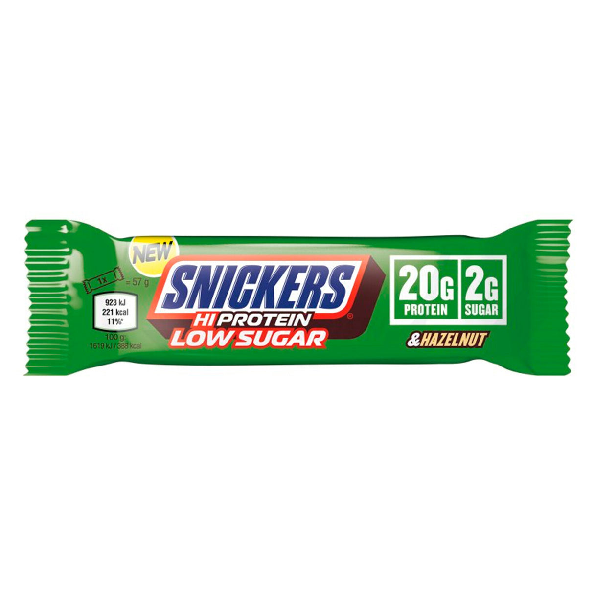 Snickers Hi-Protein Low Sugar 57g Avelã