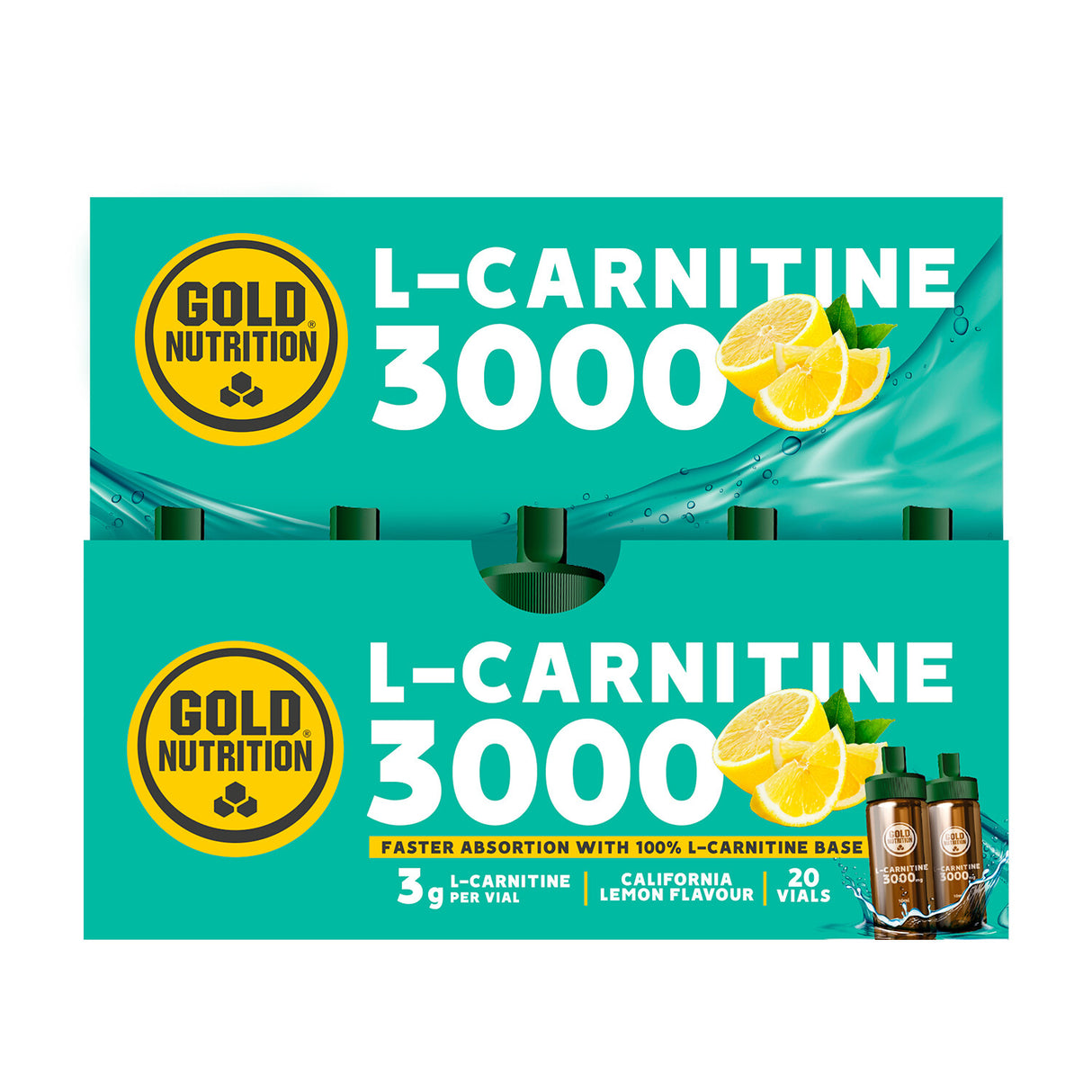 L-Carnitine 3000 - 20 ampolas (10ml) — imagem 2