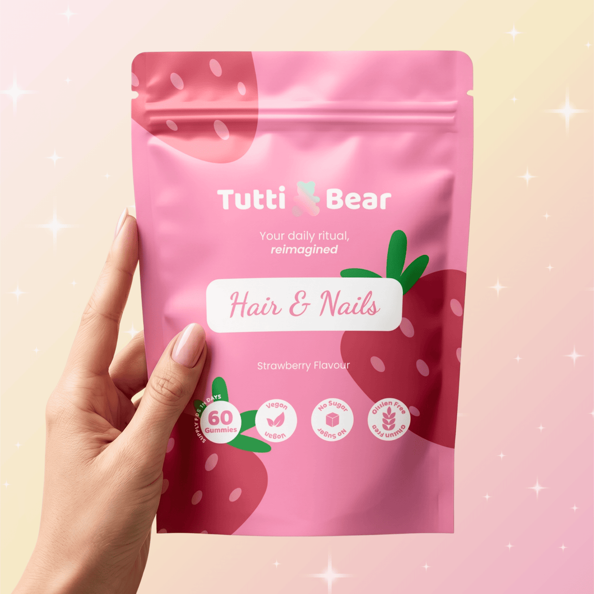 Gomas para o Cabelo e Unhas - 60 gomas