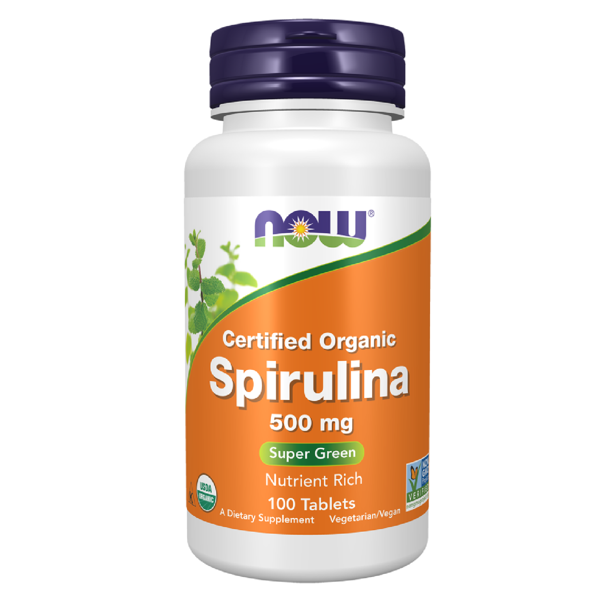 Spirulina 500 mg - 100 tablets