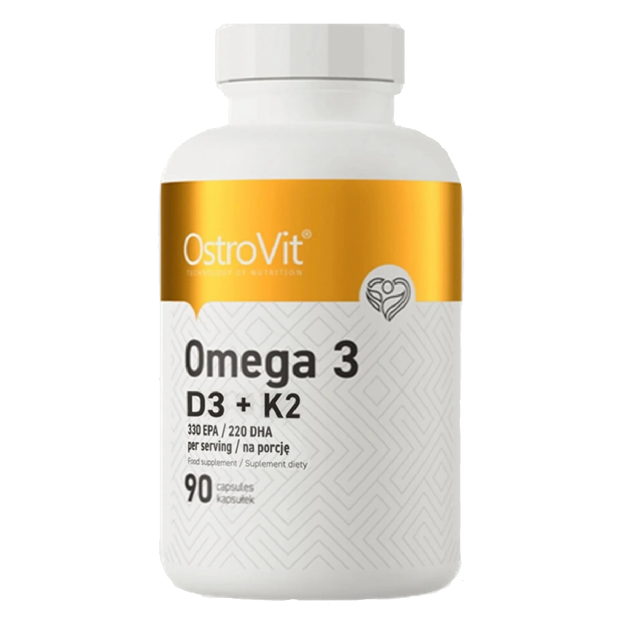 Ostrovit Omega 3 D3 + K2 90 cápsulas