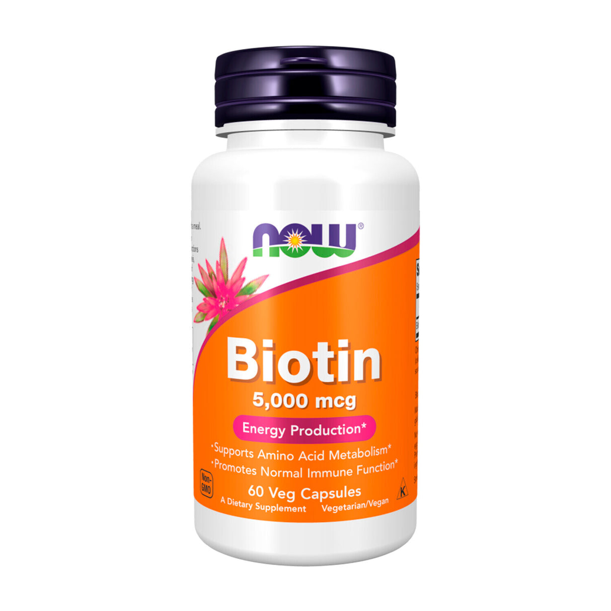 Biotin 5000mcg - 60 Veg Cápsulas