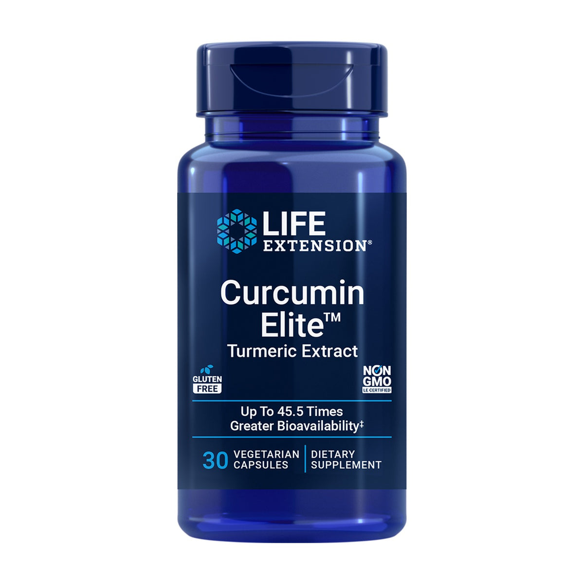 Life Extension Curcumin Elite Turmeric Extract 30 Cápsulas Vegetales frontal