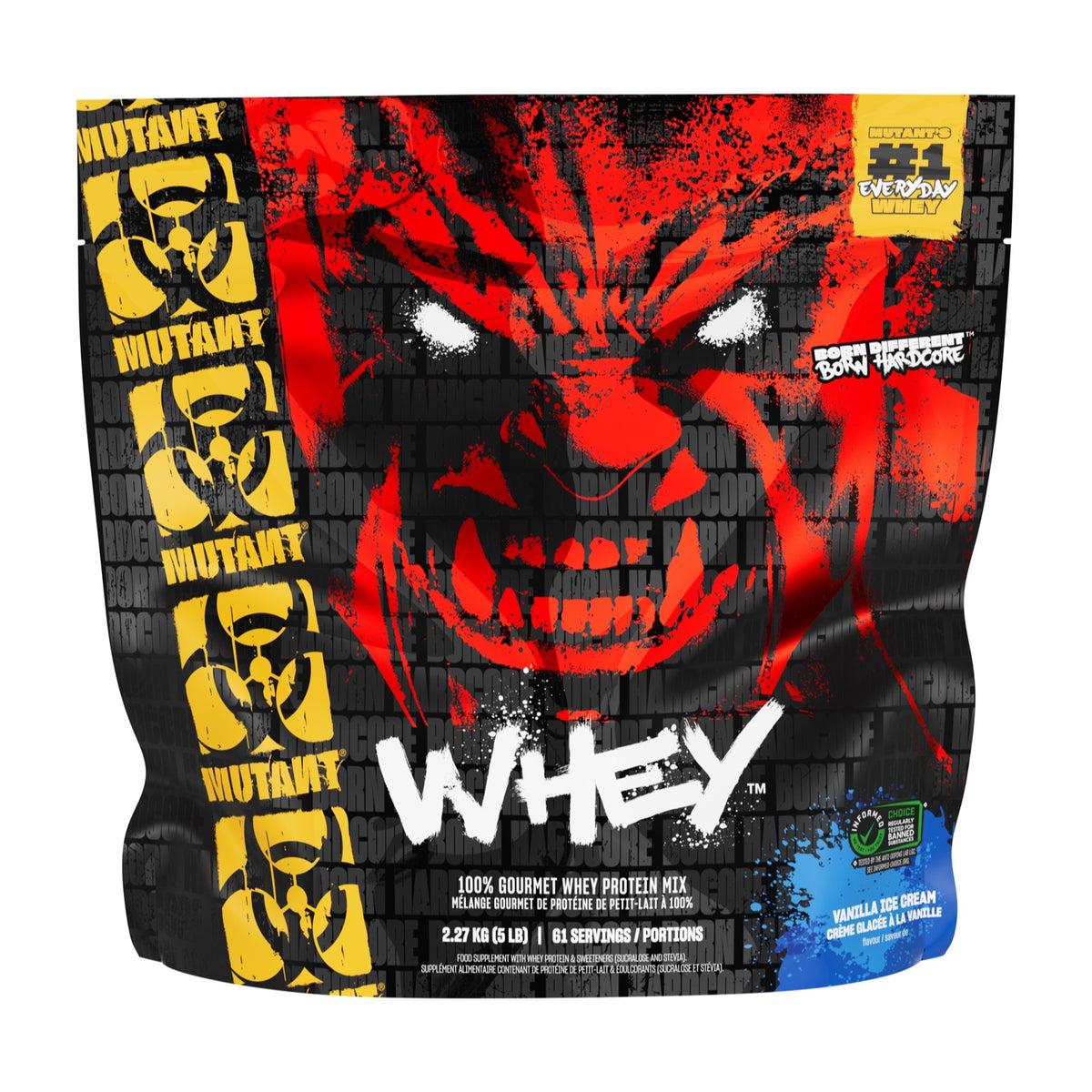 Mutant Whey 2,27 kg Vainilla Ice Cream frontal