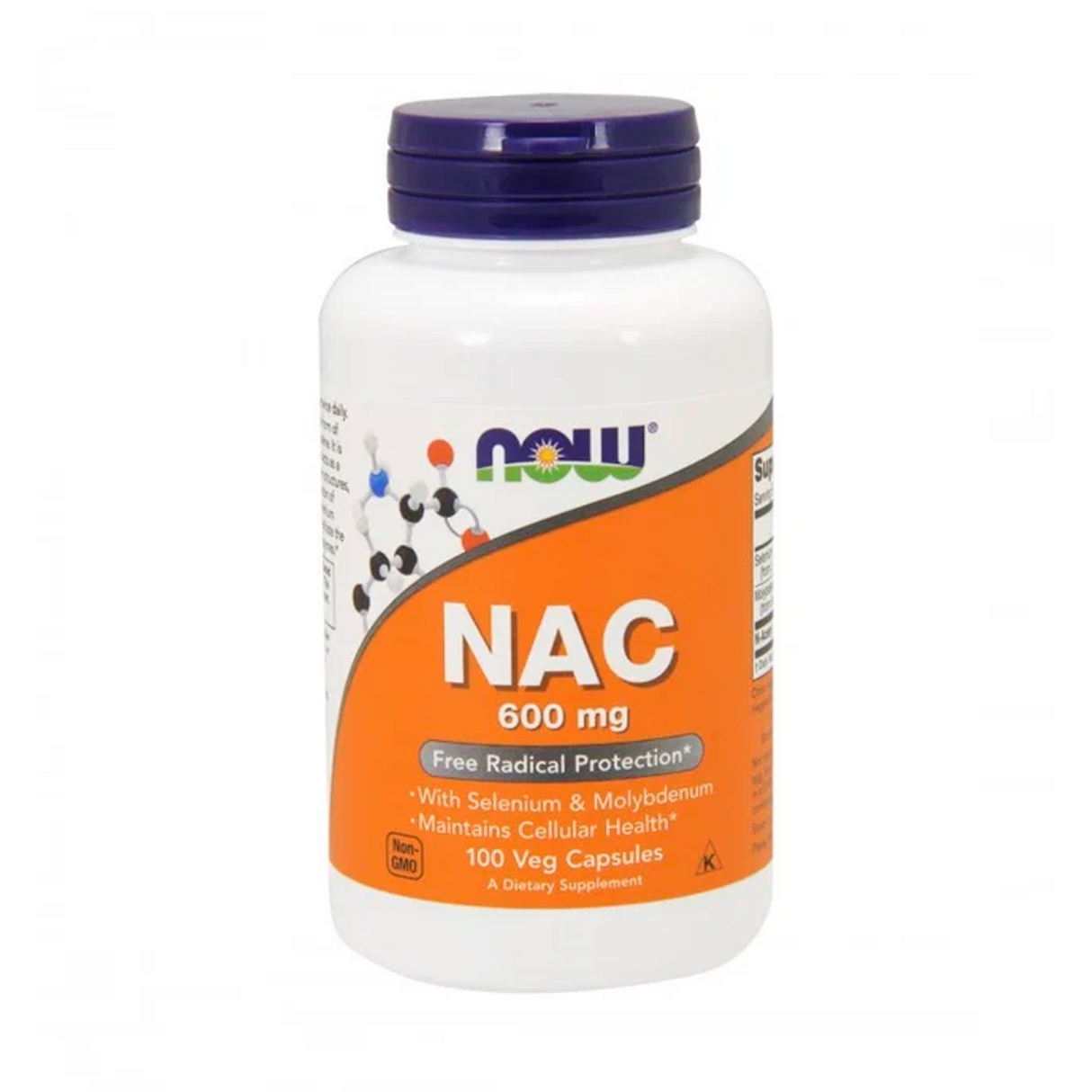 NAC 600mg - 100 Cápsulas Vegetales