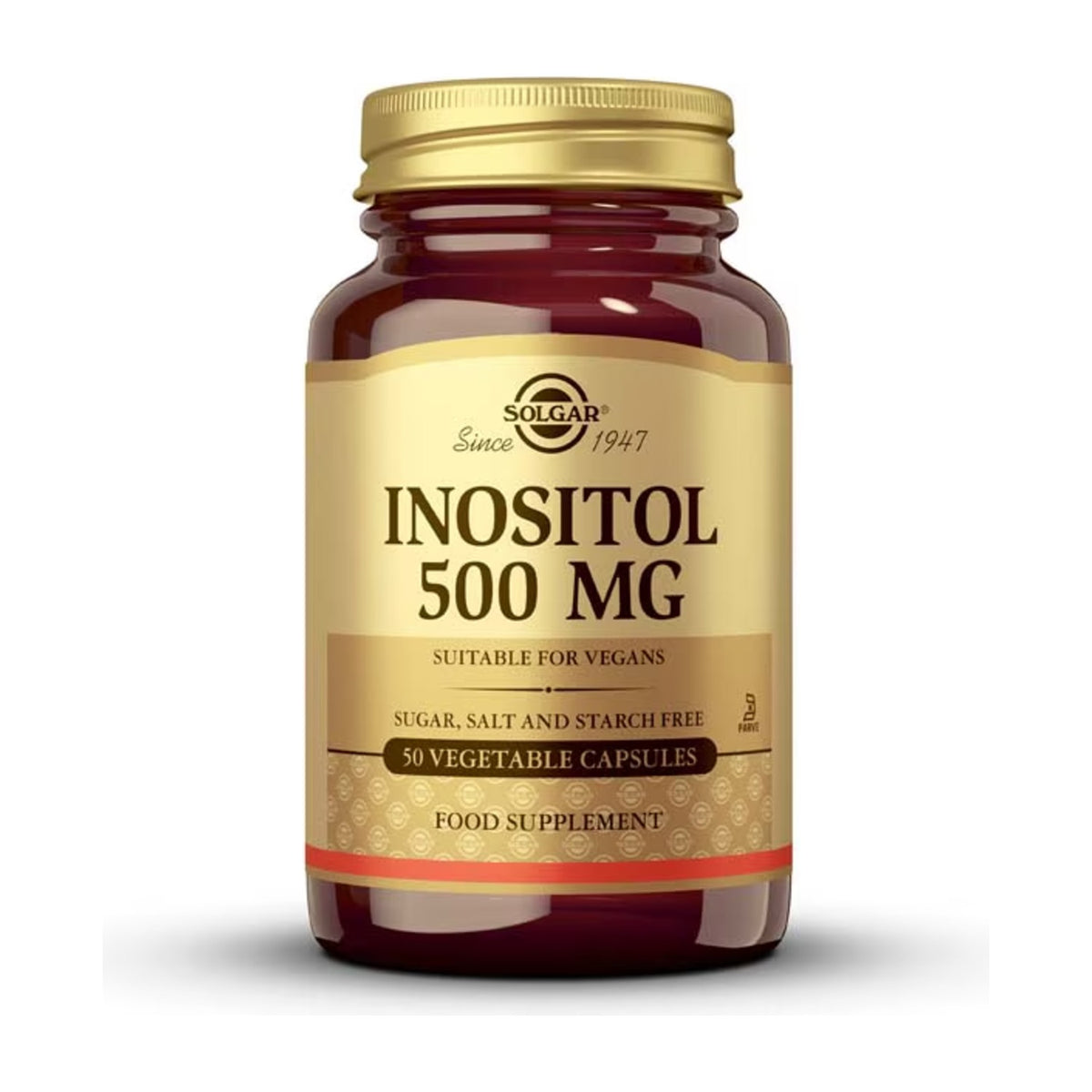 Solgar Inositol 500 mg 50 Cápsulas Vegetales frontal