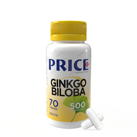 Ginkgo Biloba 500mg Cápsulas - 70 cápsulas