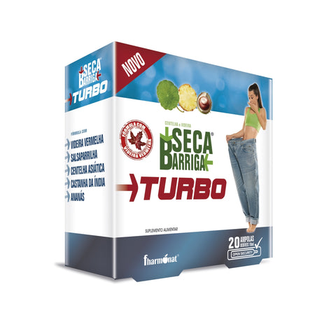 Seca Barriga Turbo - 20 Ampolas
