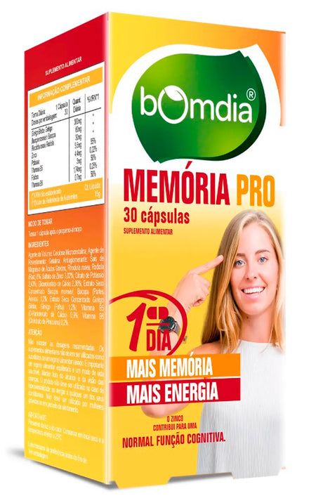 BomDia Memória Pró 30 Cápsulas