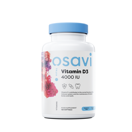 Vitamina D3, 4000 UI - 120 softgels