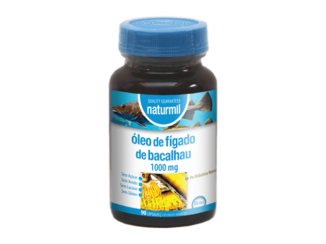 Óleo de Fígado de Bacalhau 1000mg 90 cáps