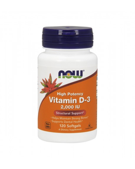 Vitamin D-3 2,000 U.I. 120 softgels