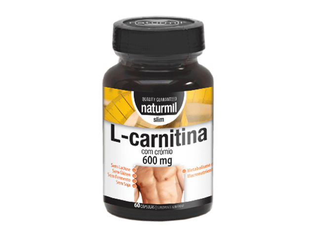 Naturmil L-Carnitina 600mg 60 cáps