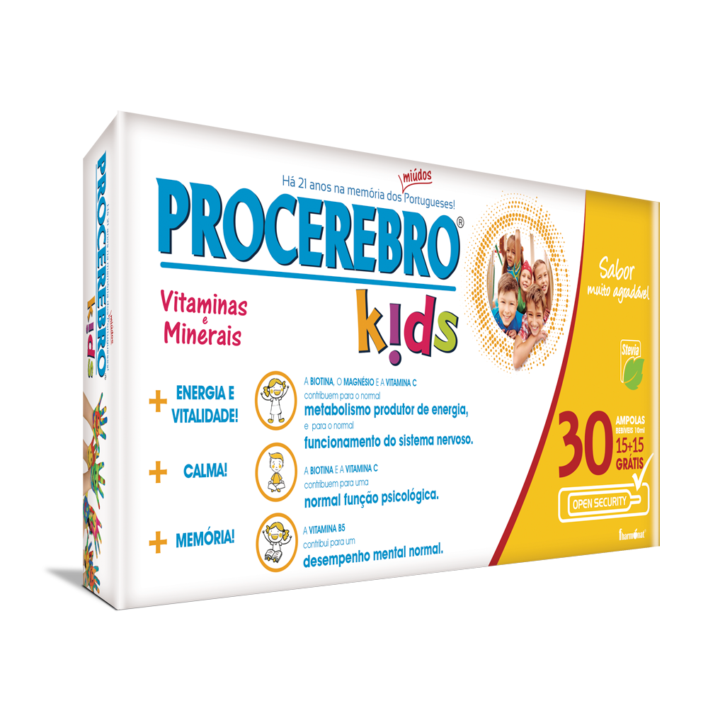 PROCÉREBRO KIDS – 15+15 AMPOLAS  FHARMONAT