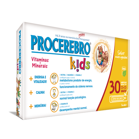 PROCÉREBRO KIDS – 15+15 AMPOLAS  FHARMONAT