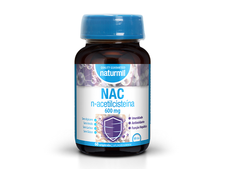 NAC N-ACETILCISTEINA 600MG 60 COMPRIMIDOS