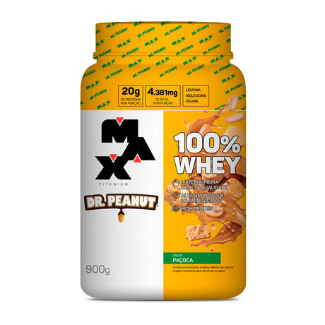 100% Whey Dr. Peanut - Max Titanium Paçoca
