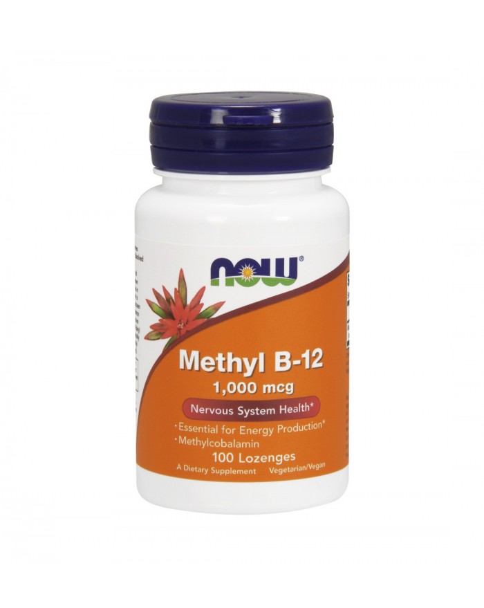 Vitamin B-12 Methyl 1000mg Losangos mastigáveis.