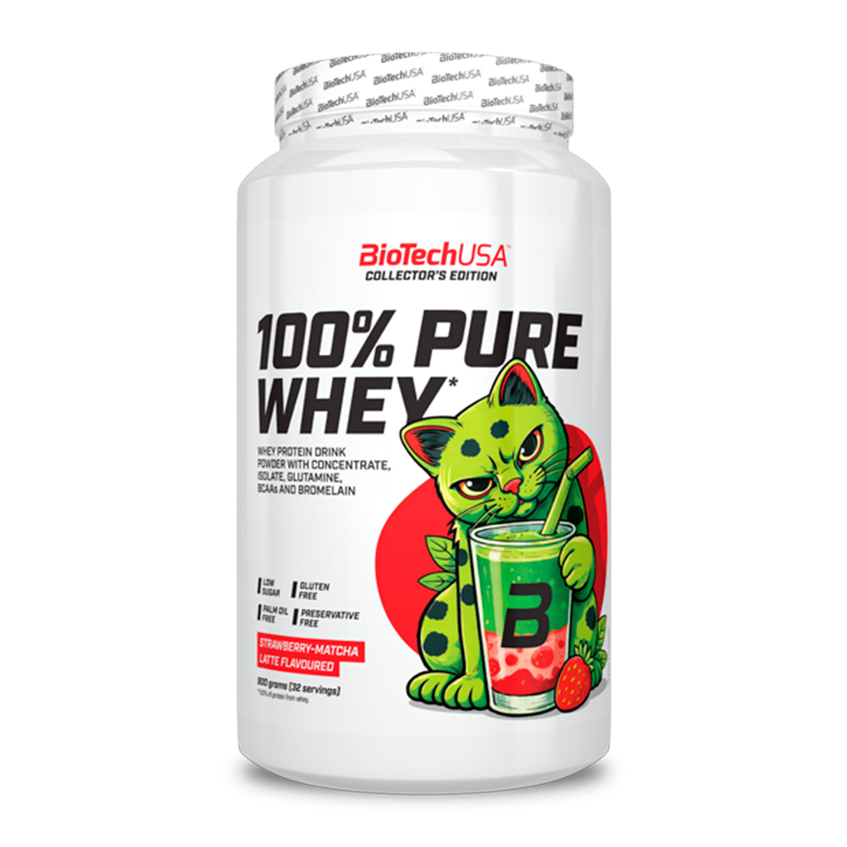 100% Pure Whey 1kg - Strawberry-Matcha Latte
