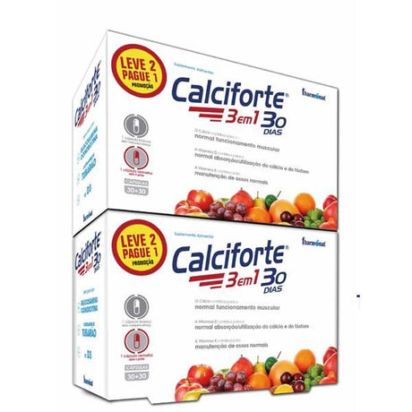 Calciforte 3 em 1 - 30 dias