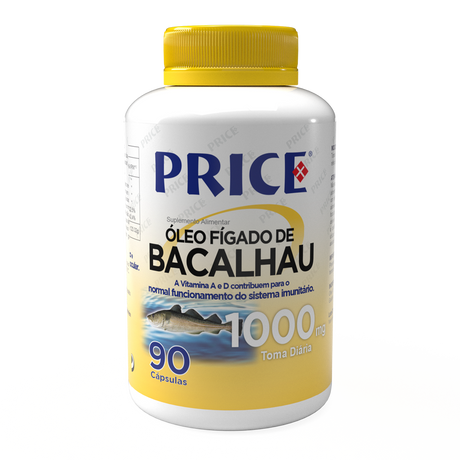 ÓLEO DE FÍGADO DE BACALHAU – 90 CÁPSULAS
