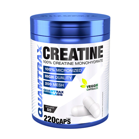 100% Pure Creatine 220 veg cáps