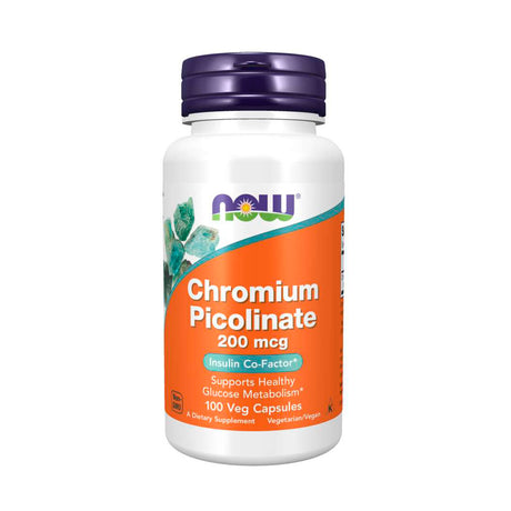 Chromium Picolinate 200 mcg 100 Veg Cáps