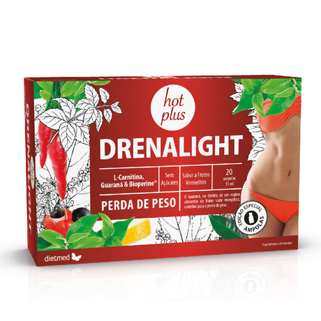 Drenalight Hot Plus 20 ampolas