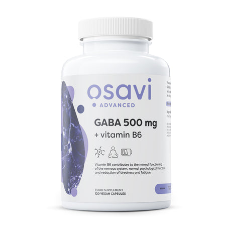 GABA 500 mg + vitamina B6 - 120 cápsulas veg.