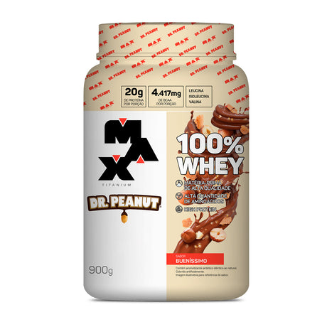 100% Whey Dr. Peanut - Max Titanium Buenissimo