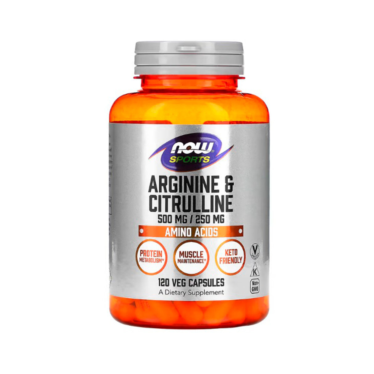 Arginina & Citrulina 500mg/250mg - 120 Veg Caps