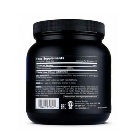 100% Pure Creatine Monohydrate 500g — imagem 2