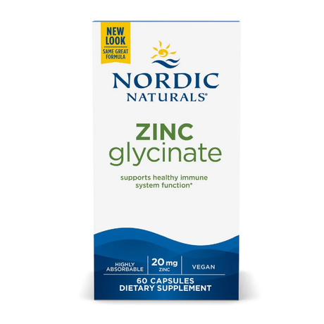 Zinc Glycinate 60 Cáps