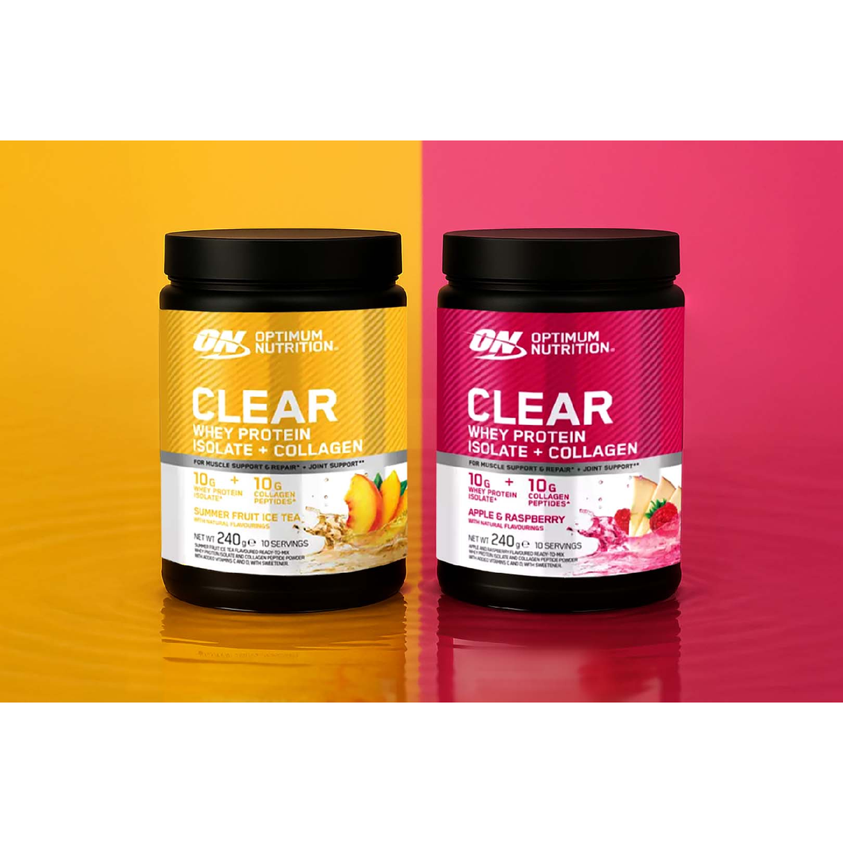 Clear Whey Protein Isolate + Collagen 240g — imagem 2