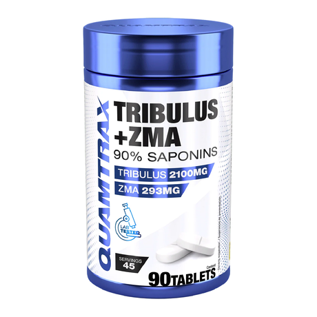 Tribulus + ZMA  90% Saponinas 90 Tabs
