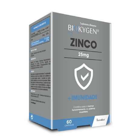 Biokygen  Zinco 25mg - 60 cápsulas