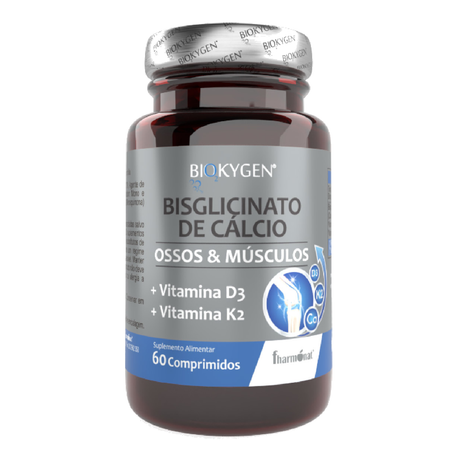 Bisglicinato de cálcio 60 comprimidos