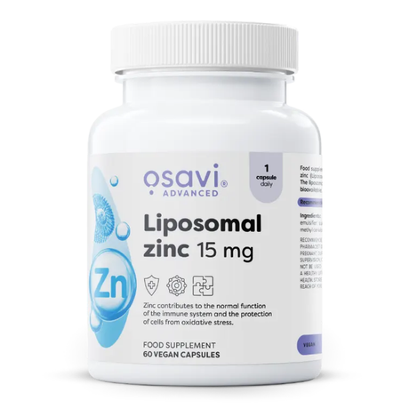 Liposomal Zinc 15mg - 60 veg cáps