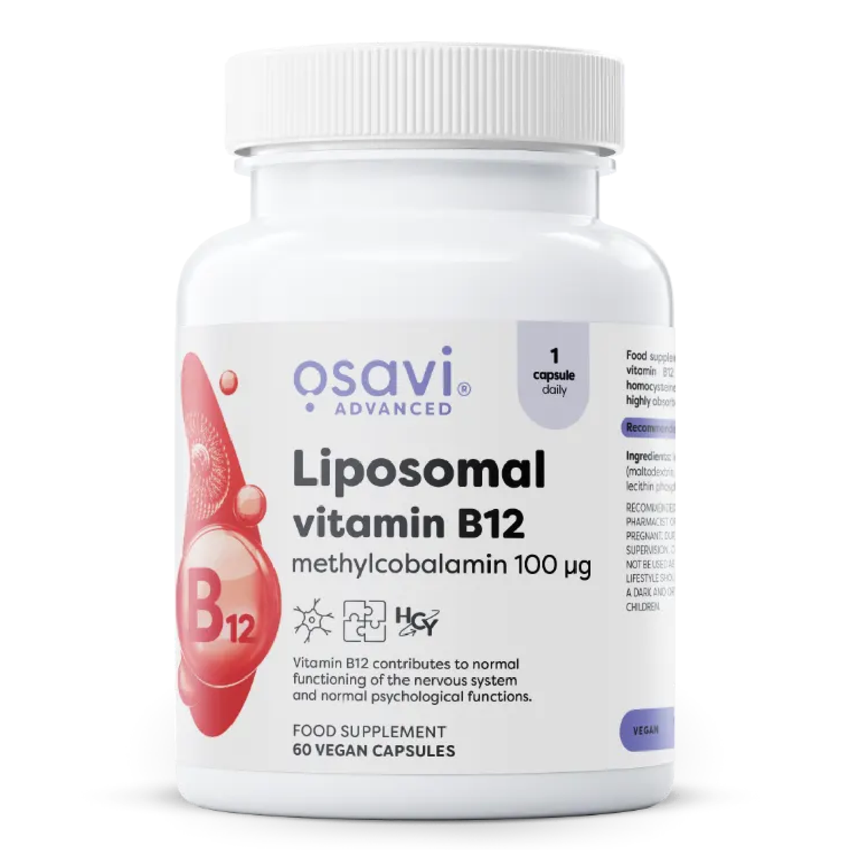 Liposomal Vitamin B12 - 60 veg cáps