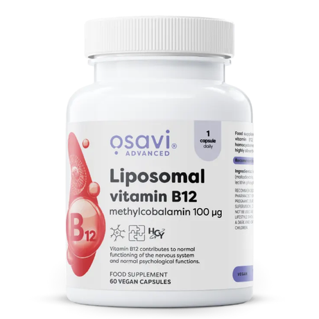 Liposomal Vitamin B12 - 60 veg cáps