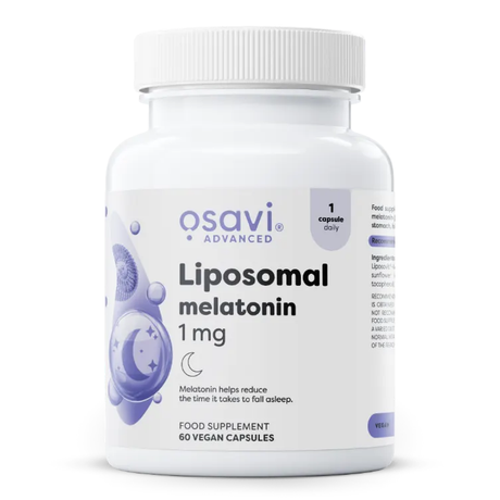 Liposomal Melatonin 1mg - 60 veg cáps