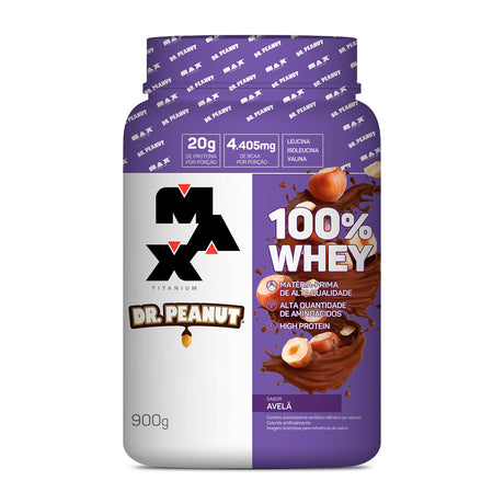 100% Whey Dr. Peanut - Max Titanium Avelã